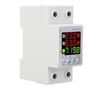 SENECESLI Adjustable Smart Voltage Protector with Multiple Functions for Workshop Environment PC Material (1-63A (SVP-719-63A N))