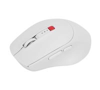 SENECESLI AI Voice Mouse, Rechargeable Smart Mouse for Desktop 2.4G BT Wired Word Translation, Voice Typing, Translation, Search, Quickly Search Websites with Wireless Dual Mode (White)
