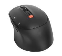 SENECESLI AI Voice Mouse, Rechargeable Smart Mouse for Desktop 2.4G BT Wired Word Translation, Voice Typing, Translation, Search, Quickly Search Websites with Wireless Dual Mode (Black)