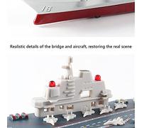 SENECESLI Aircraft Carrier Model Toy Die Cast Metal Battleship Pull Back and Release with Lights and Sounds for Kids Premium Quality Plastic, Metal Applicable for Children