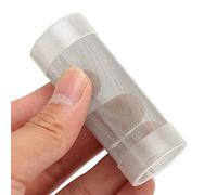 SENECESLI Aquarium Intake Filter Mesh, Fish Tank Intake Strainer Filter Cover Stainless Steel with Fine Pores and Dense Openings, for Aquarium Fish Shrimps Pump (M)