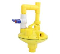 SENECESLI Automatic Water Regulator Valve, Water Line Regulator for Chicken Farm Drinking Systems, with Double Gasket and Dual Tubes for Stable Pressure Control
