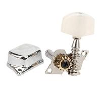 SENECESLI Banjo Tuning Peg, Semi Closed String Banjo Tuning Knob, Premium Zinc Alloy and PVC, 4+1 Set with Easy Installation, for 5 String Accessories