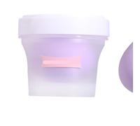 SENECESLI Beauty Makeup Egg Sponge Water Drop Rounded End Makeup Sponge for Smooth Cheeks and Precise Foundation Application (Purple)