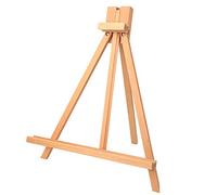 SENECESLI Beech Table Easel Stand with Metal Joints for Painting Supplies Desktop Exhibition for Artists