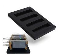 SENECESLI Bitcoin Miners Stand, 4 Slots Storage Holder for Nerd Miners ESP32 Solo 2.8 Inch Mining Machine Lottery, with Stackable Design for Space Saving