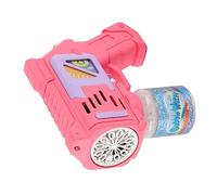 SENECESLI Bubble Machine Toy with LED Lighting, Powerful Motor, Leak-Proof Design, for Endless Fun At Home, Ideal for Entertaining Kids, ABS Material (Pink)