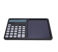 SENECESLI Calculators Desktop, Rechargeable 12 Digit Large Display Rechargeable Pocket Office Desktop Calculator with Erasable Wiriting Tablet for Students, Families, Offices (Black)