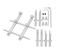 SENECESLI Camera Lens Repair Wrench Tool Set 6 Replaceable Heads | Adjustable Opening Up to 105mm, Flat Pointed Half Flat Tips, Stainless Steel Build, Lens Maintenance Kit, Screwdriver Set
