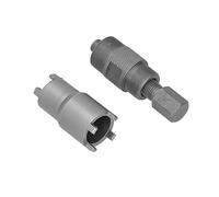 SENECESLI Carbon Steel Magneto Rotor Puller 24mm 27mm Superior Clutch Lock Nut Socket for Motorcycle ATV Go Kart, Steel Alloy