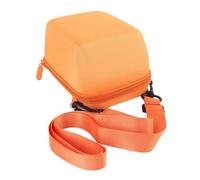 SENECESLI Case for PolaroidNow, Hard Case with Detachable Shoulder Strap for NOW+, Onestep 2 Instant Cameras, Travel Carrying Storage Bag (Orange)