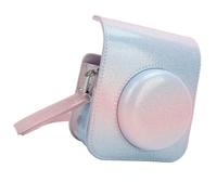SENECESLI Colorful PU Leather Camera Protective Bag for Mini 12 Instant Camera with Adjustable Shoulder Strap for Tailored Fit and Ideal (#1)
