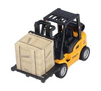 SENECESLI Construction Toy Forklift Model Pull Back Function for 3+ Years Old Kids, Alloy Forklift Engineering Vehicle Toy for Emulate Transportation