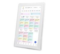 SENECESLI Digital Calendar 15.6 Inch, Electronic Calendar Chore Family Schedules with WiFi, Smart Weekly, Monthly Planner, 1080P Touchscreen Interactive Display for Family Schedules (UKPlug)