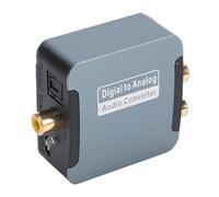 SENECESLI Digital to Analog Audio Converter, SPDIF Coaxial Optical to AV Interface Left Right 3.5mm Stereo Converter with Electronic Noise Reduction for TV Speaker Amplifier Audio System