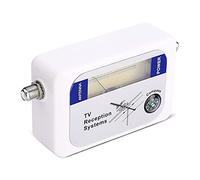 SENECESLI Digital TV Signal Strength Meter Finder for Antennas | Portable Satellite Alignment Tool, Backlit LCD Display, Professional Sensitivity, Coaxial Connection, Easy Setup