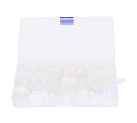 SENECESLI DIY Doll Making Accessories 35 Sets White Plastic Bone Joints for Patch-Work Dolls, Suitable for Those Who Love Handicrafts, Ideal for Plush Toys and Teddy Bears, Variety of