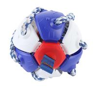 SENECESLI Dog Flying Saucer Ball, Pet Flying Disc Ball Interactive Easy To Clean for Outdoor Games (Blue)
