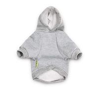 SENECESLI Dog Hoodie, I Love My Mom Printed Sweatshirt Puppy Clothes Warm Fleece Pullover With Adjustable Fit For Small Medium Large Dogs (gery #58)