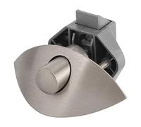 SENECESLI Drawer Button Lock, Cabinet Push Lock for Marine Boat RV Cabinet Door, Secure Locking Mechanism with Quick Press Release, Fits 12mm to 25mm Wooden Doors (Brushed 0100261)