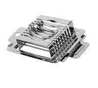 SENECESLI Egg Cutter, Professional Egg Slicer Tool with Serrated Stainless Steel Blades for Smooth Cutting of Boiled Eggs, Bananas, Strawberries and Kiwi, Dishwasher Safe (#1)