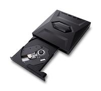 SENECESLI External CD DVD Drive, Portable Slim USB 3.0 Type C Burner with 7 in 1 Hub Card Reader, Compatible with Laptop Desktop