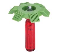 SENECESLI Fin Comb Set, 2 Piece Air Conditioner Fin Straightener Tool Kit with Plastic and Stainless Steel Combs for Straightening Bent Fins on AC Condenser Coil and Radiator (Green)