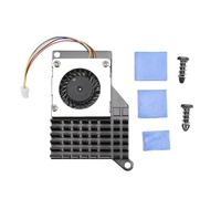 SENECESLI For RasPi 5 Active Cooling Fan with Fast Heat Dissipation, Necessary For RasPi 5 Players (Black)