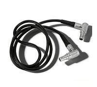 SENECESLI ForLEMO 0B 2 Pin Power Cable, Right Angle Male to Male Power Cable with Rotatable Connector, 87cm Length, Compatible WithTeradek Bond ARRIAlexa Z CAM E2