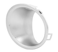 SENECESLI Front Bumper Fog Light Ring Trim Cover, Fog Lamp Surround Frame Replacement for MINI Clubman R55 R56 R57, Left Side 51112753661 (Left: 51112753661)