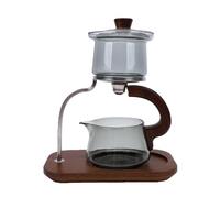 SENECESLI Glass Teapot Set High Borosilicate Water Separation Infuser Kit Fairness Cup for Easy Tea Brewing Home Use