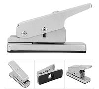 SENECESLI Guitar Pick Punch, DIY Guitar Pick Cutter With Metal Vane/Wing, Create Custom Picks From Old Cards, For Players And Music Lovers (Gray)