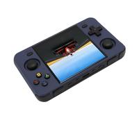SENECESLI Handheld Game Console, 2 Ways Protects 4 Inch Screen Handheld Game Console Safe Curv Design for Mainstream 64 -Bit 3D Emulators (Blue)