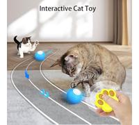 SENECESLI Jolly Ball Cat Toy - Remote-Control Ball with Realistic Bird Calls - Two Modes for Engaging Cats Safe and Durable (Remote-control ball)