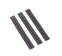 SENECESLI Kalimba Stickers, 3Pcs 17 Key Kalimba Staff Labels with Thumb Piano Musical Note Decoration for Beginners Practice and Memorize Notes (Black)