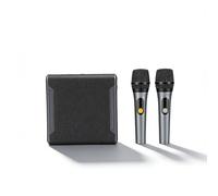 SENECESLI Karaoke Machine 60W, Portable Bluetooth Speaker with 2 Wireless Microphones, PA System for Home Party Outdoor Travel, 4000mAh Battery 8-10H Playtime