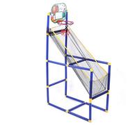 SENECESLI Kids Basketball Stand with Net Backboard, Stable Base, and PU Basketball for Indoor and Outdoor Playing, Suitable for Children's Exercise (S)