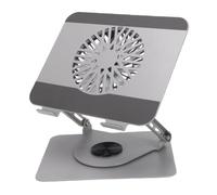 SENECESLI Laptop Cooling Stand with Fan for Work Study Carbon Steel (Silver)