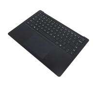 SENECESLI Laptop Palm Resort Keyboard, Metal ABS Us Layout Fast Laptop Palm Soil Keyboard Touchpad Assembly for Accessories (Black)