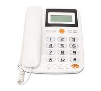SENECESLI Large Phones for Seniors, Corded Caller ID Telephone, Landline Telephone for Visually Hearing Impaired Elderly, Loud Ringer, Easy to Use, Speed Dial