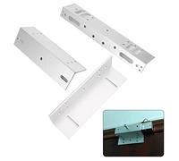 SENECESLI LZ Mounting Bracket, Heavy Duty Aluminum Alloy Lock Bracket Holder, with Mounting Clamp for Magnetic Lock Installation, for Wooden Door, Security Door, Fire