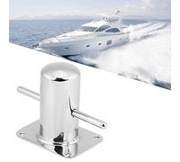 SENECESLI Marine Boat Bollard, Stainless Steel Samson Post Mooring Bit with Fine Grinding Mirror Polishing for Boat Yacht Deck Mooring, 120mm 90mm