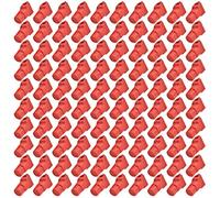 SENECESLI Mobile Phone Anti Theft Hook Lock, 100 Pcs 6MM Security Hooks for Retail Store Display with Magnetic Key, Red ABS Plastic Goods Lock (Aperture 6MM)