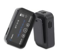 SENECESLI MP3 Player with Bluetooth, Portable Digital Lossless 32GB Music Player, 1.47" Full Touch Screen, Electric Book, Radio, Voice Recorder, Back Clip Design