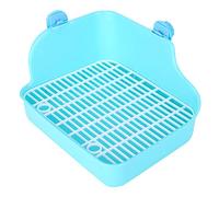 SENECESLI Pet Toilet Large Size Plastic Material Green for Rabbit Chinchilla Guinea Pig + Installation Buckle for Cage