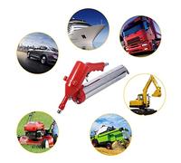 SENECESLI Pneumatic Grease Gun Kit 14oz w Flex Hose Metal Pipe Auto Tool | Air Operated Grease Gun, Heavy Duty Lubrication Tool, Farm Shop Garage Use