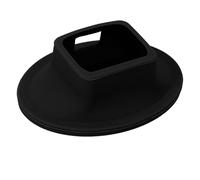 SENECESLI Pocket Camera Desktop Support Bracket, Pocket Camera Desktop Stand Base Efficient Non Shaking Scratch Resistant Silicone Small High Friction for Live Streaming (Black)