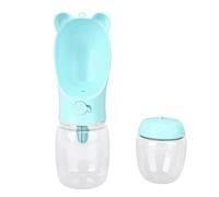 SENECESLI Portable Dog Water Bottle, Prevent Leaks From Comfortable Anti -crack -round Dog Water Donor for Walking (Blue)