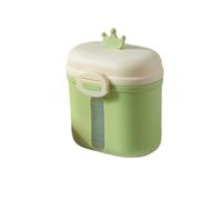 SENECESLI Portable Infant Milk Powder Storage Box Large Capacity Formula Dispenser for Complete Nutrition, Ideal for Parents and Caregivers (Green)