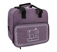 SENECESLI Practical Portable Sewing Machine Carrying Case for Sewing Thread and Accessories (Purple)